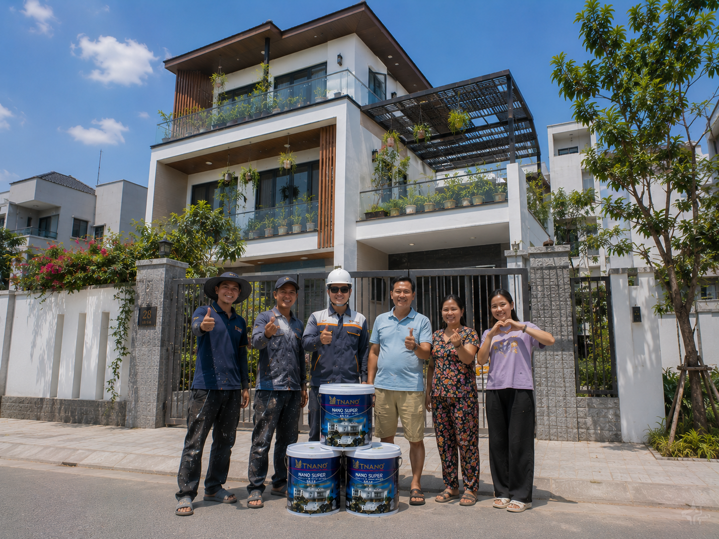 Công trình thực tế TNANO tại TP. Hồ Chí Minh